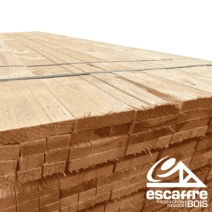 Liteaux - 27 x 38 mm - long 4.00 ml - sapin - traité classe 2 ( pqt de 10 ) D